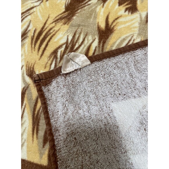 Retro 70s Jumbo Tiger Beach Pool Towel 36x65 Jungle Bengal Safari Wild Animal - Picture 4 of 7